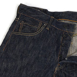 ONI 245NIKHN Natural Indigo Kihannen 18oz Regular Straight Jean - One Wash