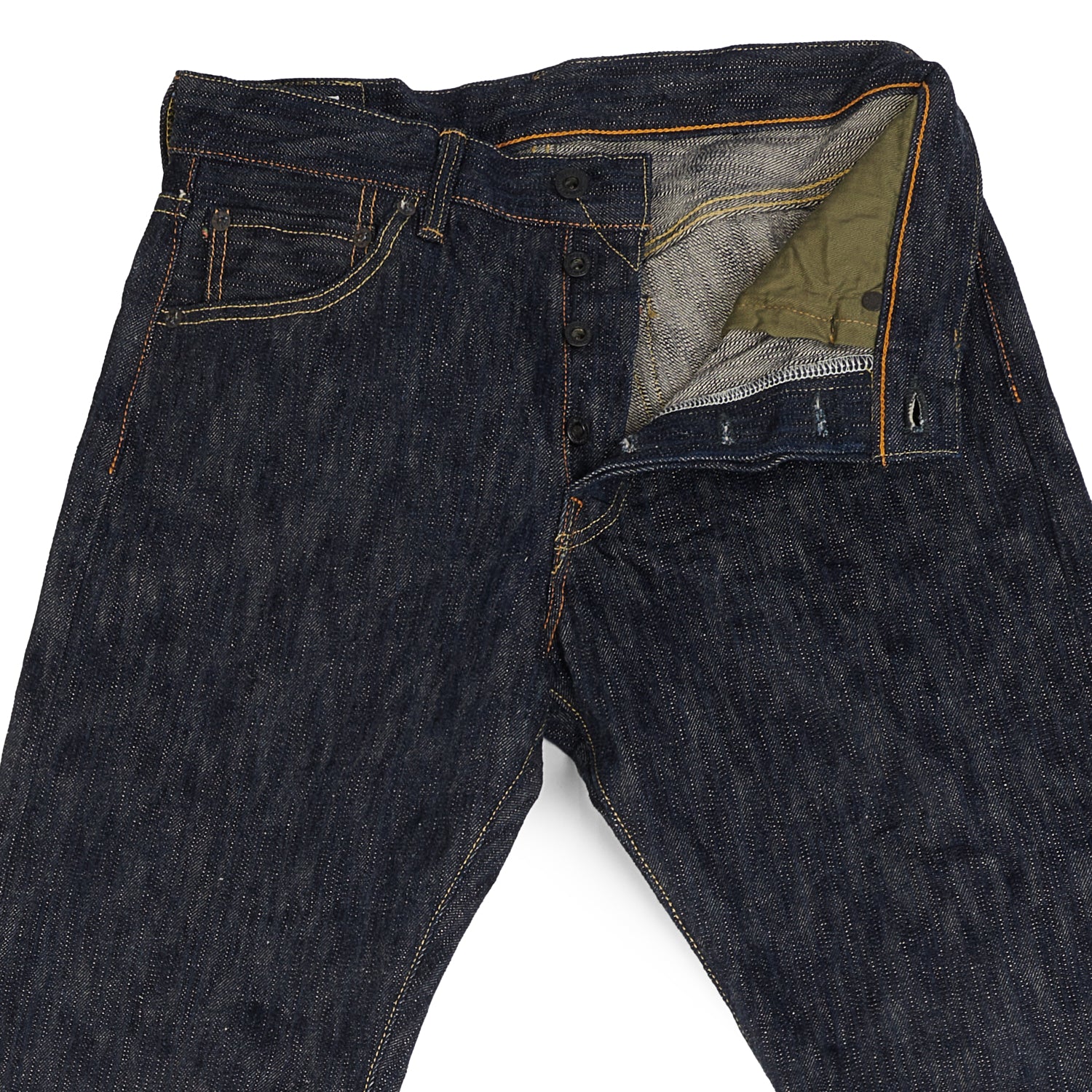 ONI Denim 245NIKHN Natural Indigo Kihannen 18oz Relaxed Tapered Jean - One Wash