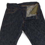 ONI 245NIKHN Natural Indigo Kihannen 18oz Regular Straight Jean - One Wash
