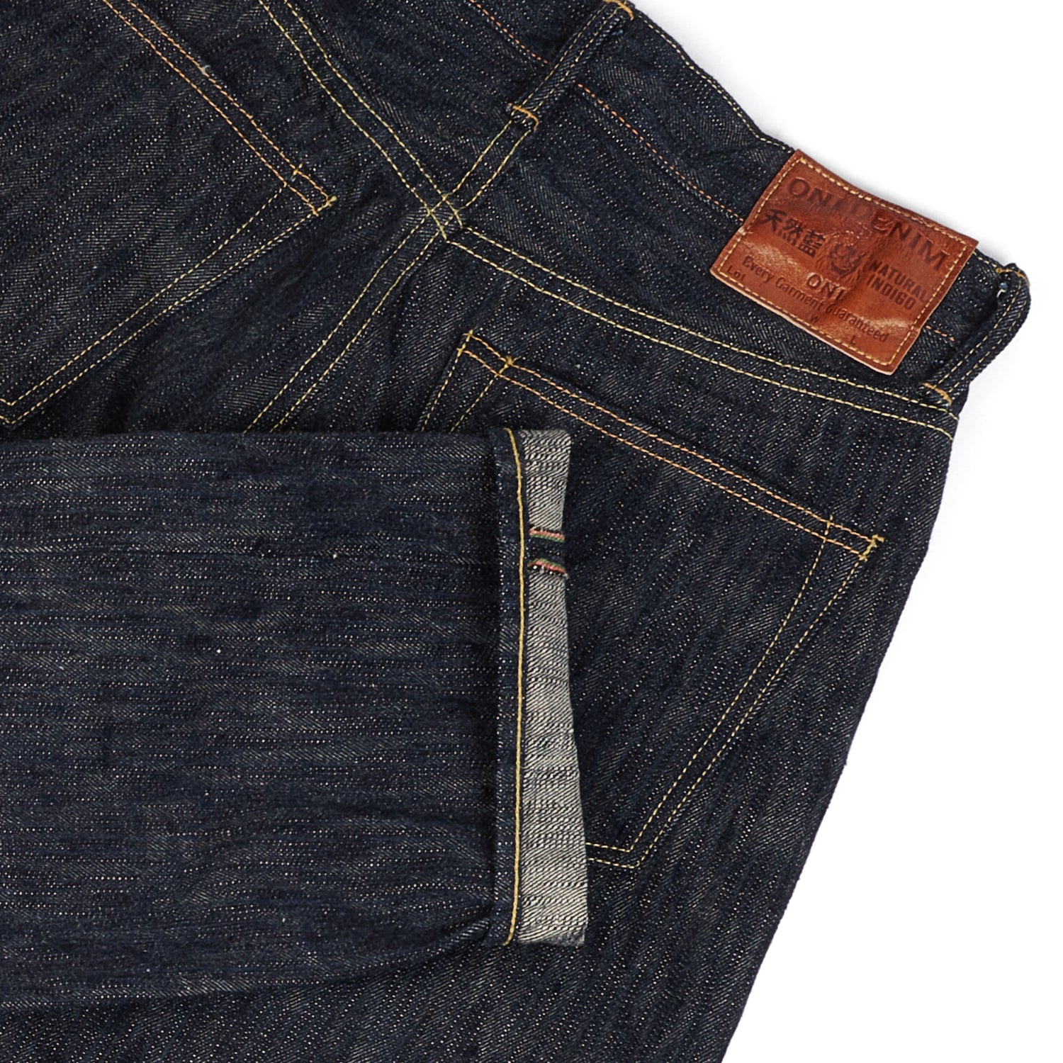 ONI Denim 245NIKHN Natural Indigo Kihannen 18oz Relaxed Tapered Jean - One Wash