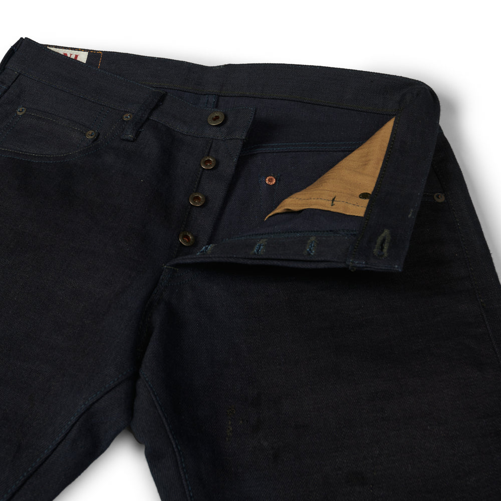 ONI Denim 602 17oz Deep Indigo Regular Tapered Jean - Raw