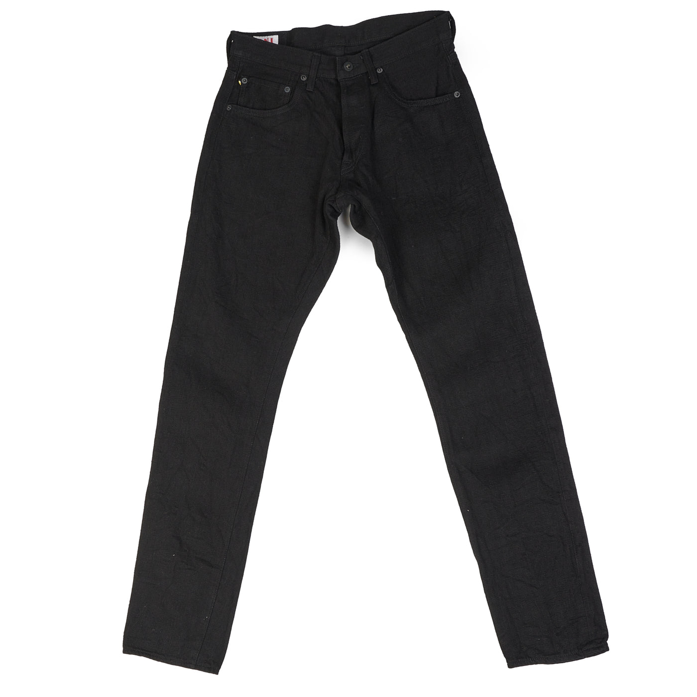 ONI Denim 689 Kiraku II 12oz Natural Indigo Slim Tapered Jean - Black One Wash