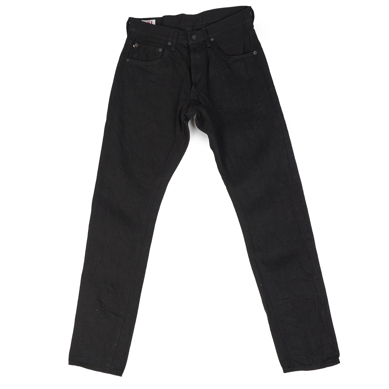 ONI Denim 689 Kiraku II 12oz Natural Indigo Slim Tapered Jean - Black One Wash