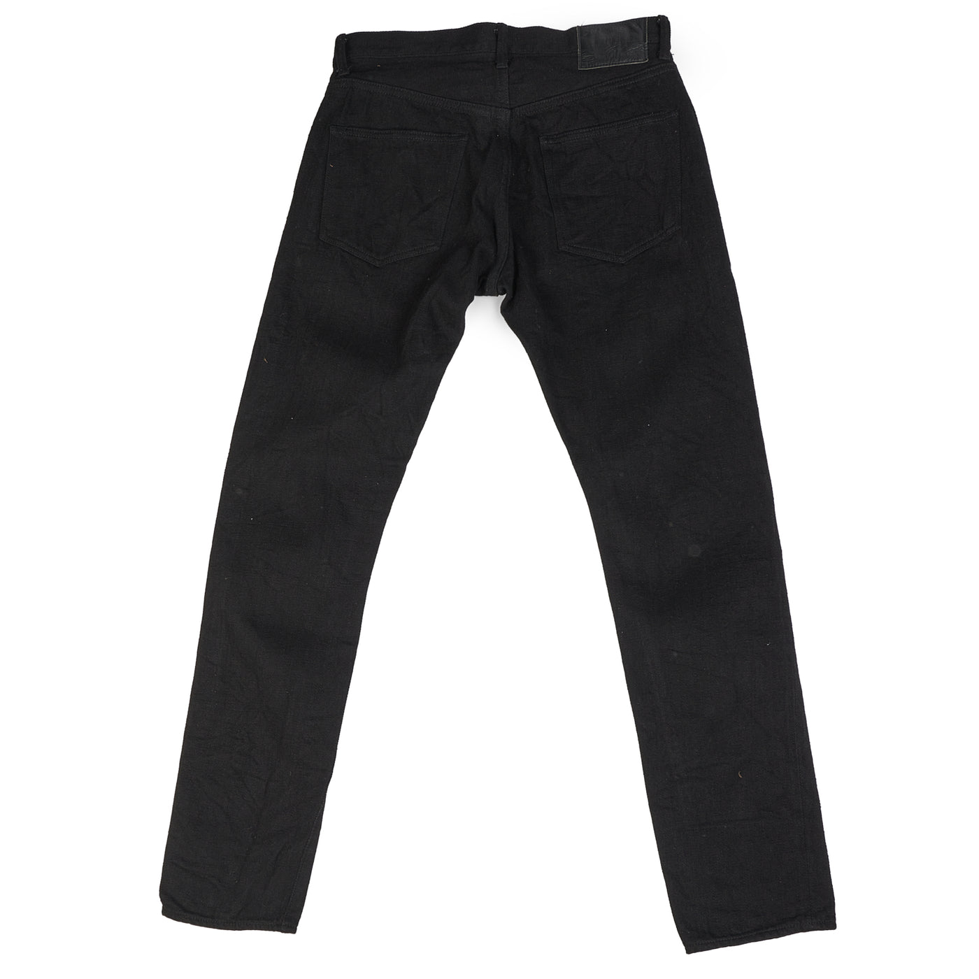 ONI Denim 689 Kiraku II 12oz Natural Indigo Slim Tapered Jean - Black One Wash