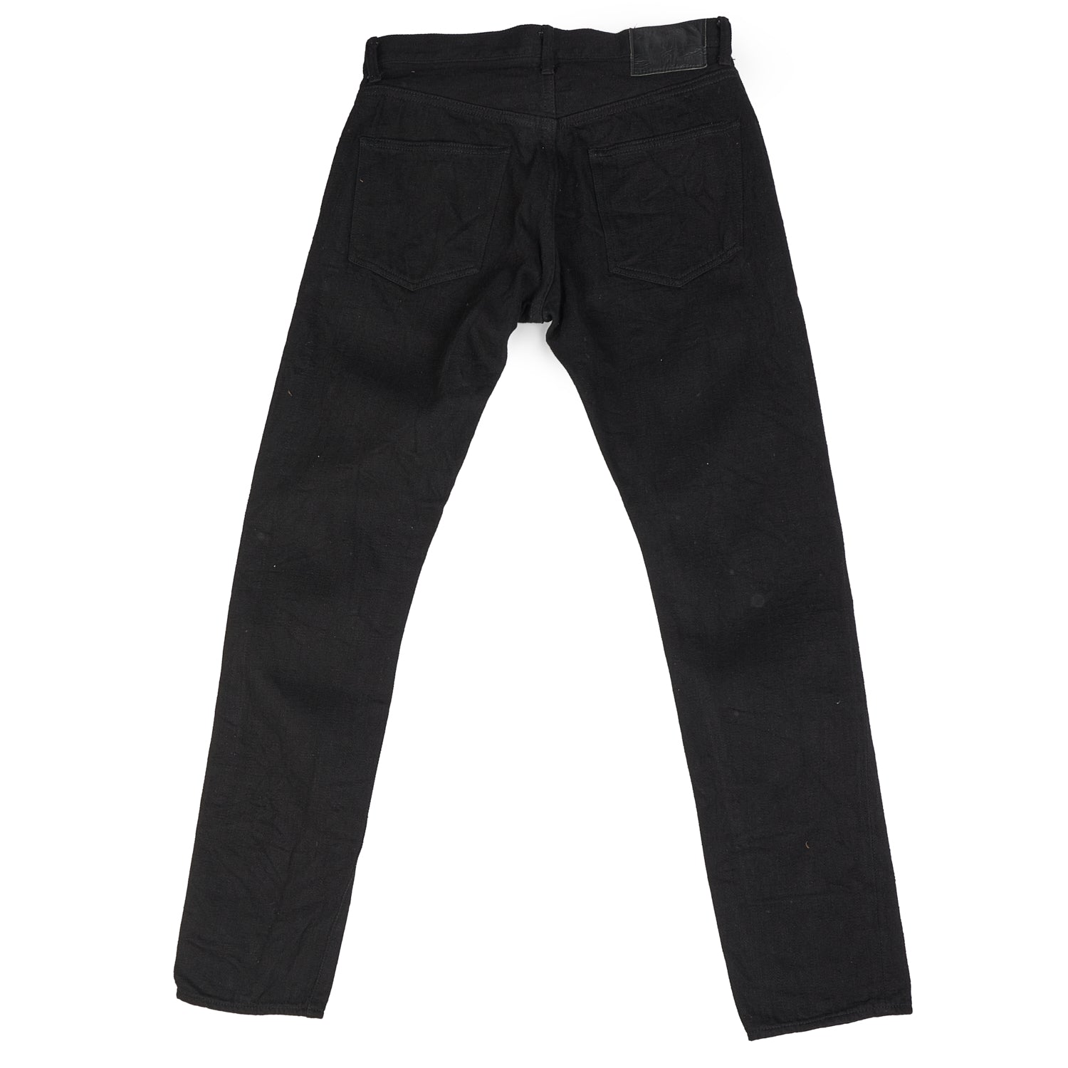 ONI Denim 689 Kiraku II 12oz Natural Indigo Slim Tapered Jean - Black One Wash