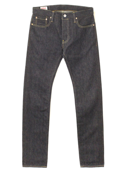 ONI Denim 707LWZR 12.5oz Natural Indigo Low Tension Slim Straight Jean - Raw