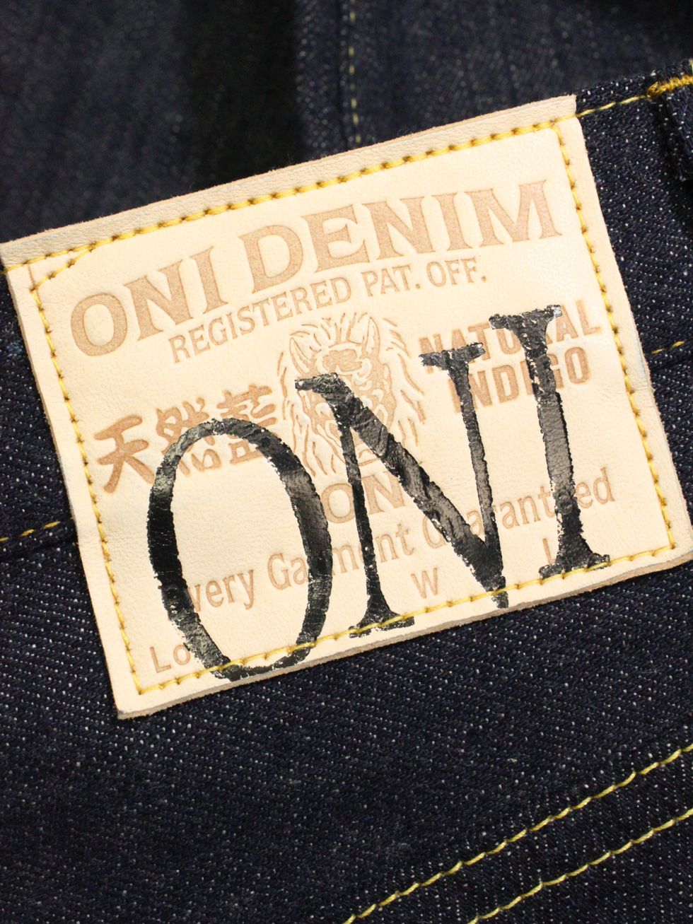 ONI Denim 707LWZR 12.5oz Natural Indigo Low Tension Slim Straight Jean - Raw