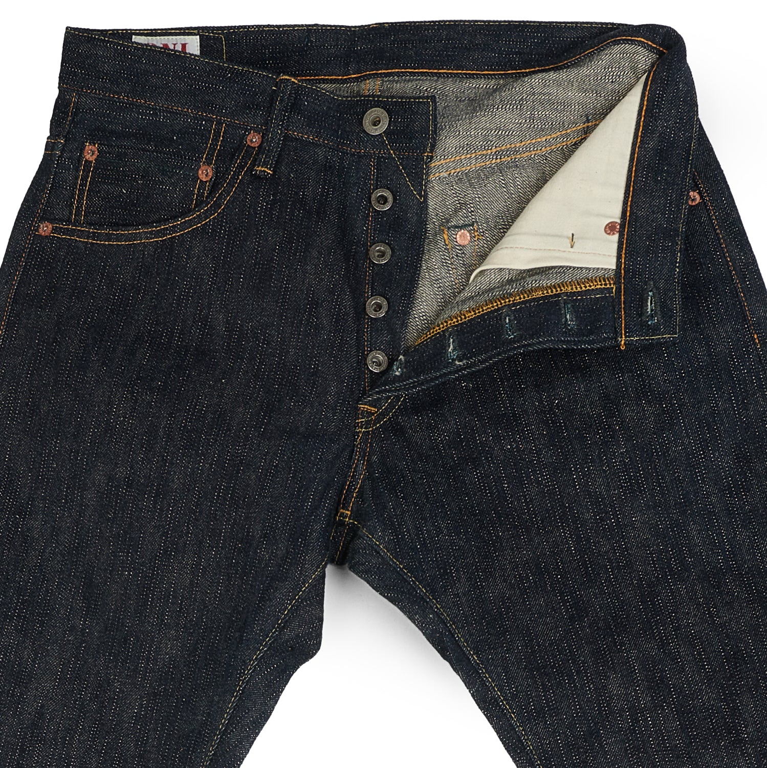 ONI Denim 902 16oz Green Cast Kihannen Regular Tapered Jean - Raw