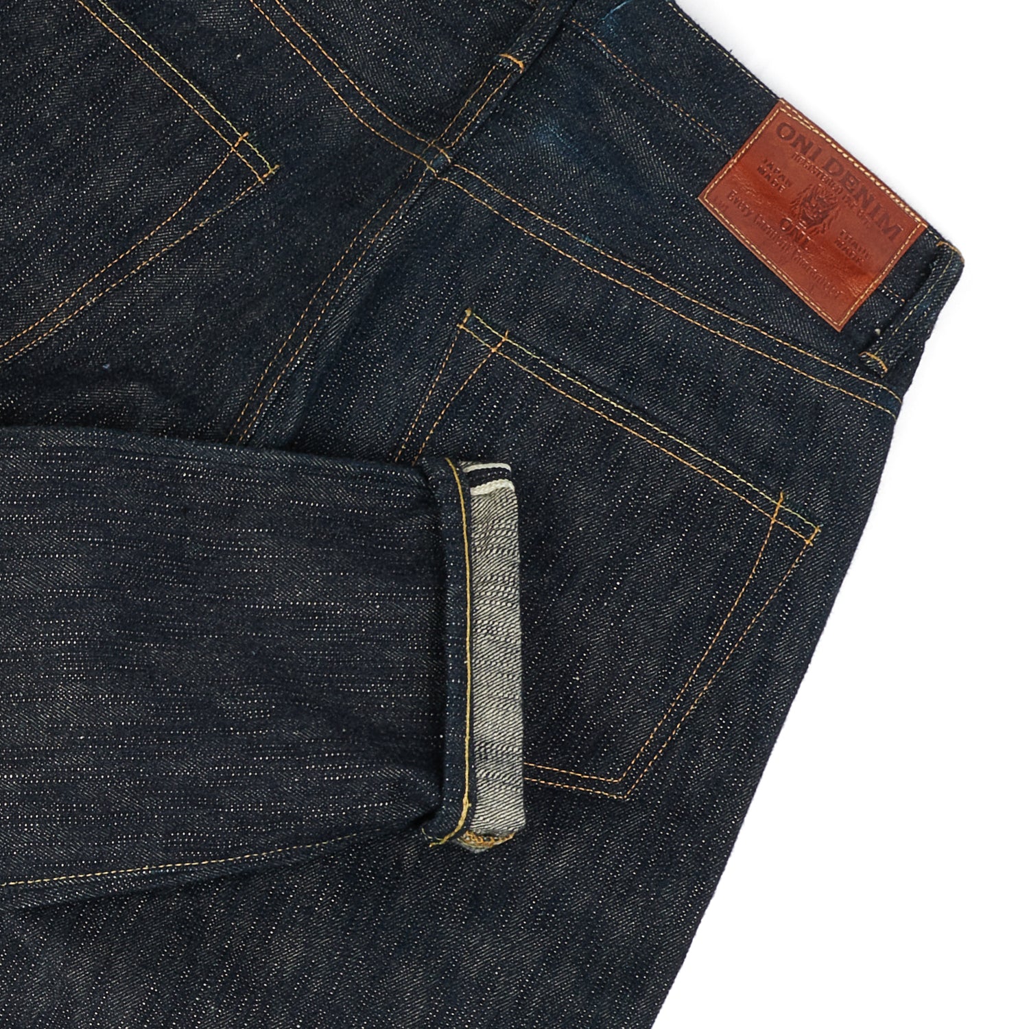 ONI Denim 902 16oz Green Cast Kihannen Regular Tapered Jean - Raw