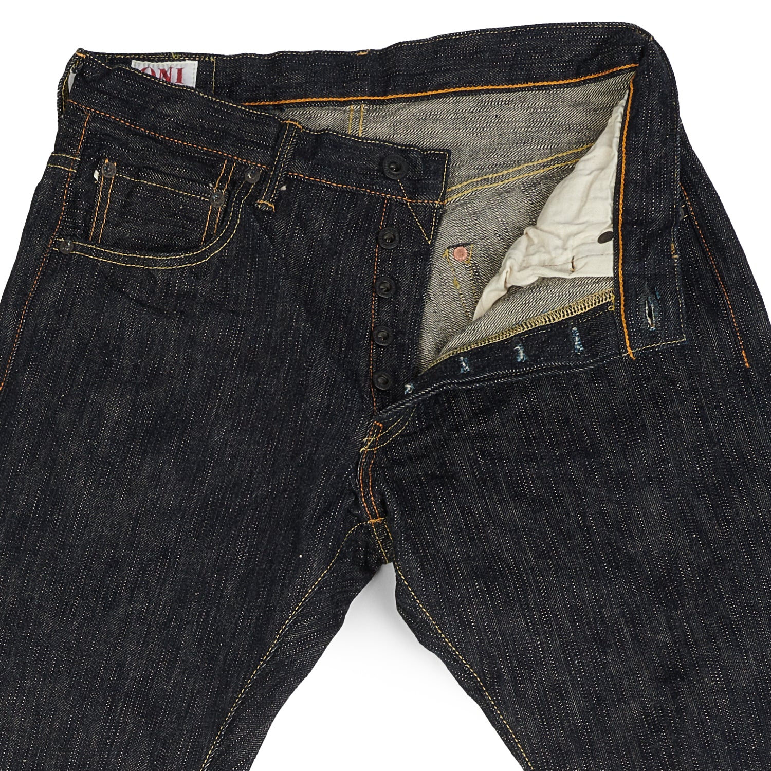 ONI Denim 902 GCKHN 16oz Green Kihannen Regular Tapered Jean - One Wash