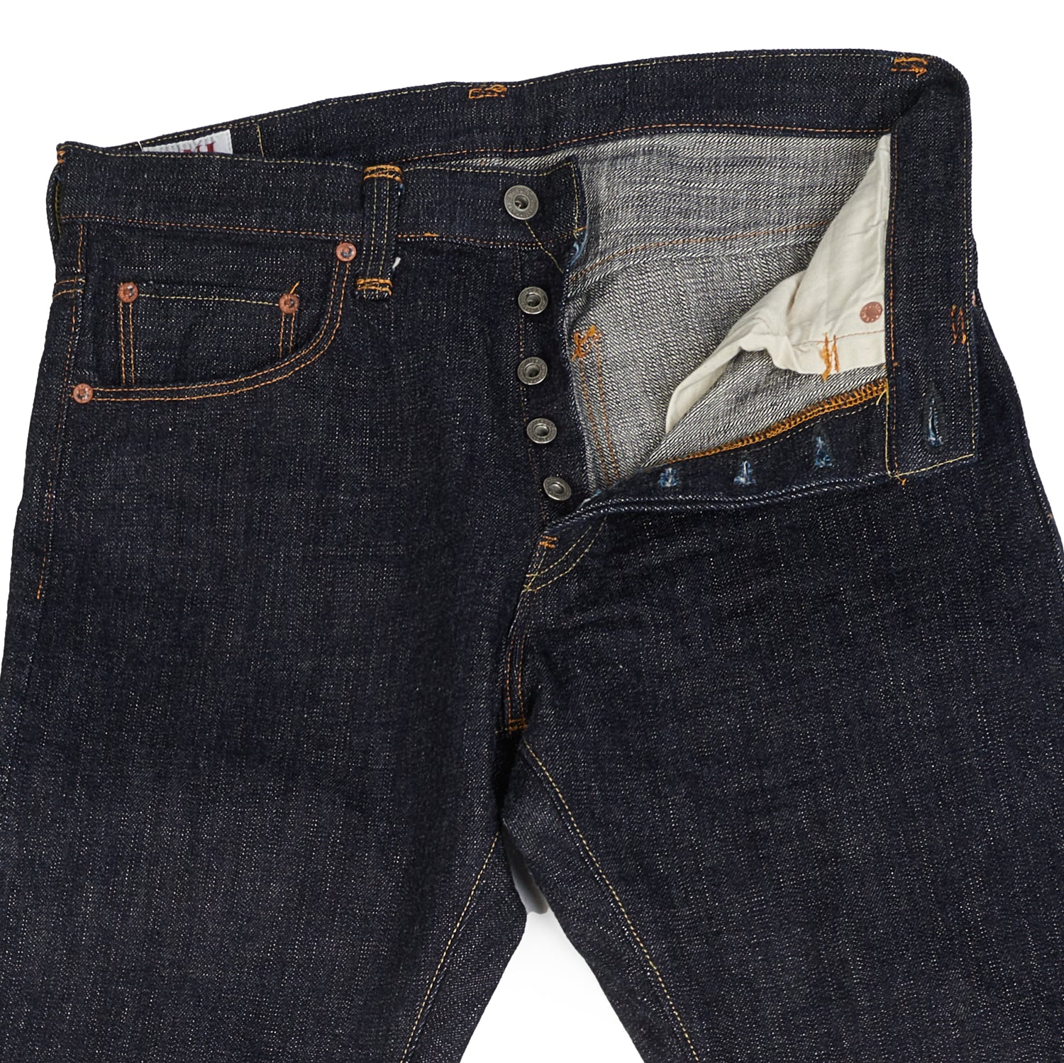 ONI Denim 912HM 14oz Handsewn Regular Tapered Jean - One Wash