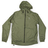 Packmack Full Zip Packable Waterproof Jacket - Sage Green