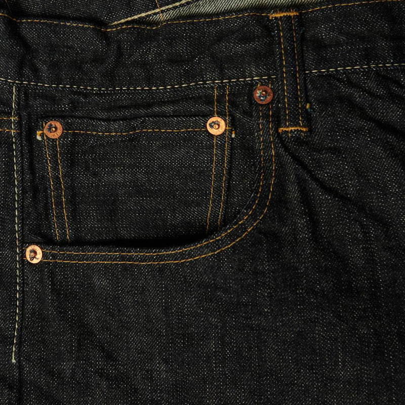 Pherrows 421 13.5oz Regular Straight Jean - One Wash