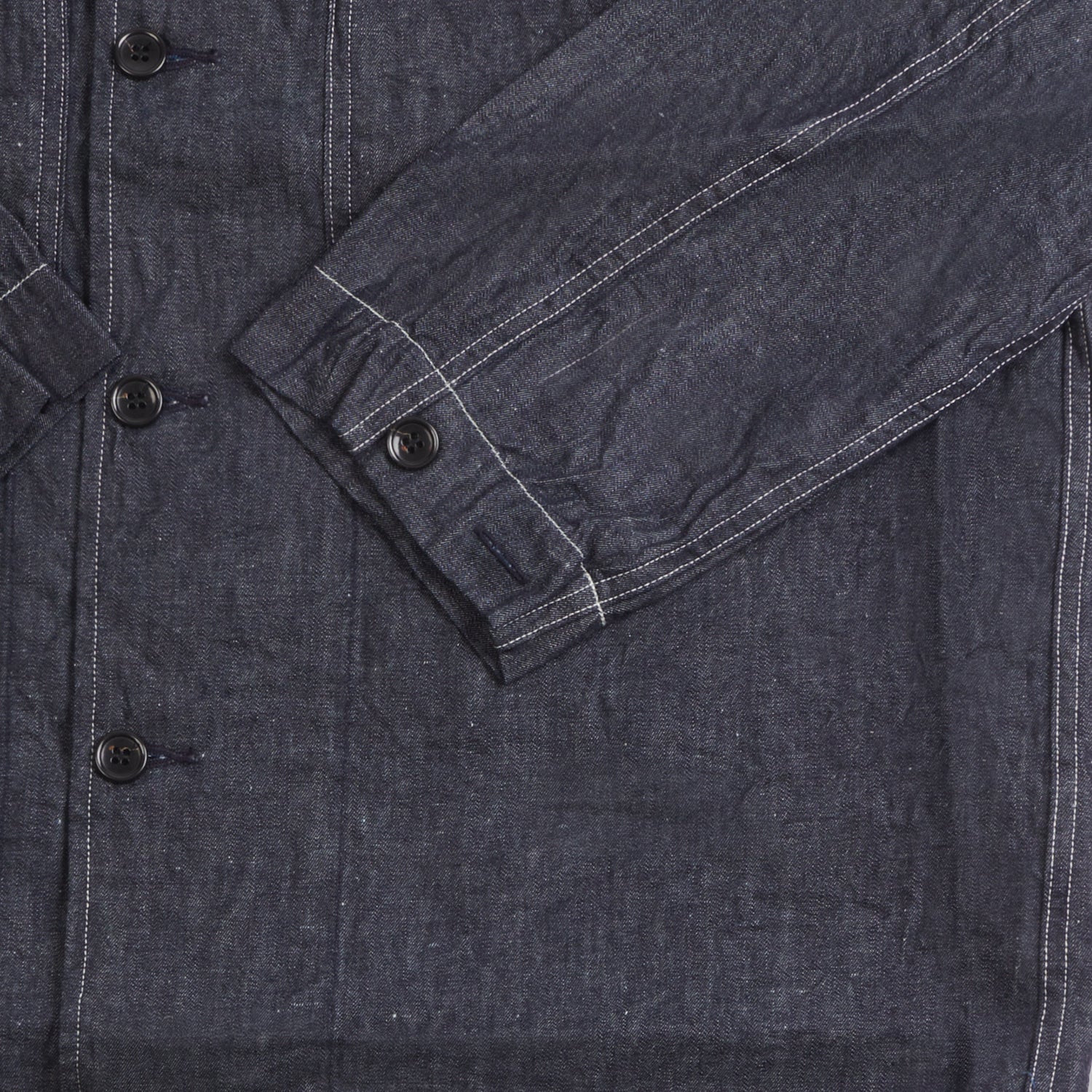 Spellbound Lightweight 6oz Denim Military Jacket - One Wash