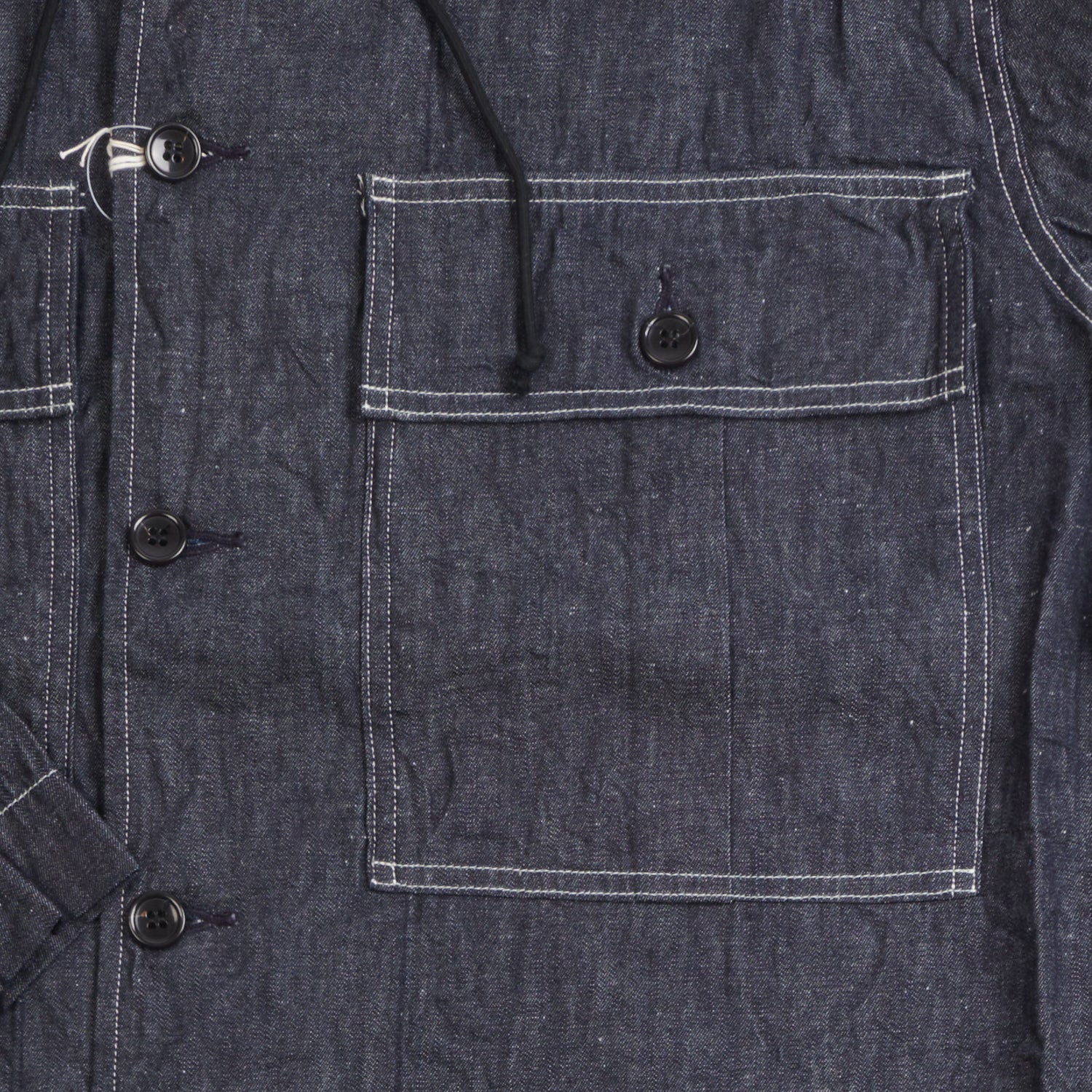 Spellbound Lightweight 6oz Denim Military Jacket - One Wash