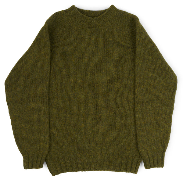 Smith Sato Suzuki Morioka High Neck Knit Sweater - Olive