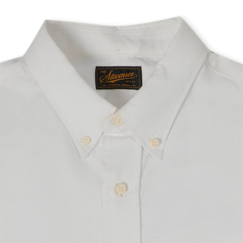 Stevenson Overall OL1-WH Old Ivy Button Down Shirt - White