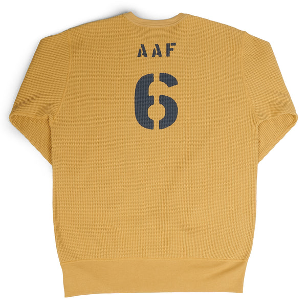 TOYS McCOY TMC1951 AAF Waffle Knit LS tee - Mustard