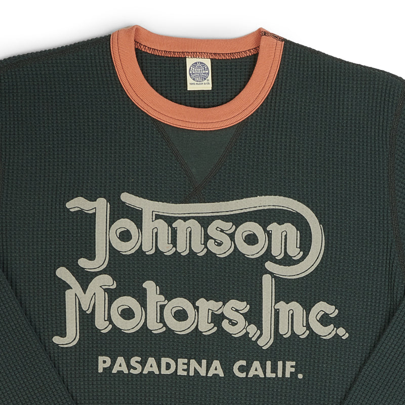 TOYS McCOY TMC2058 'Johnson Motors' Waffle Knit Sweatshirt - Black